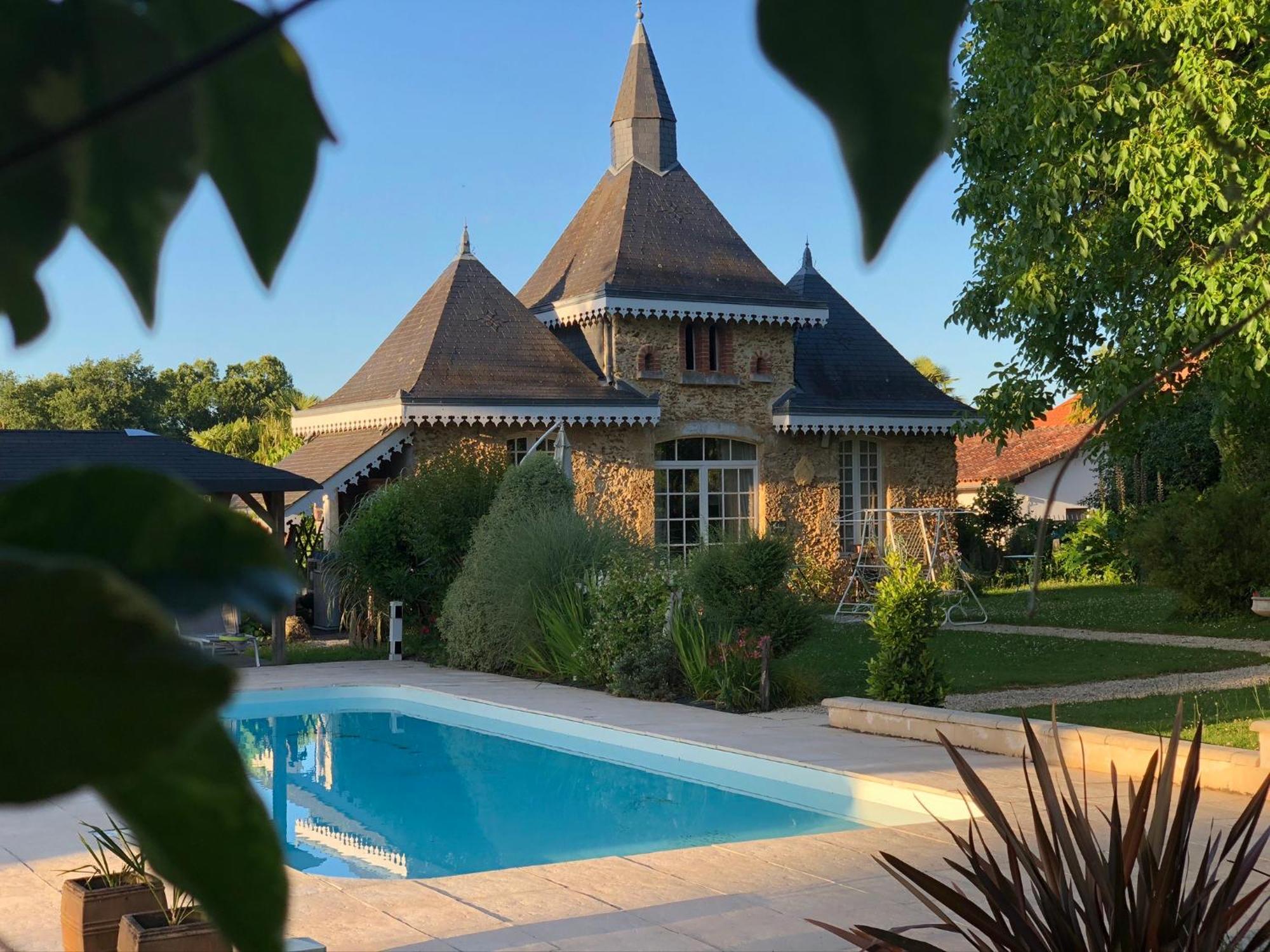 Maison D'Hotes Lassaubatju Hontanx Kültér fotó